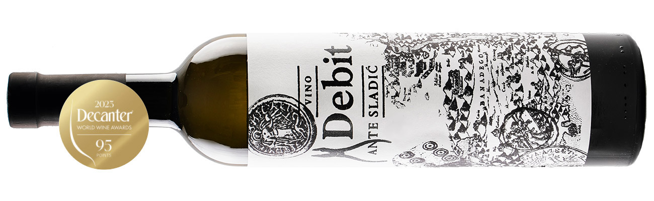 Bottle of white wine