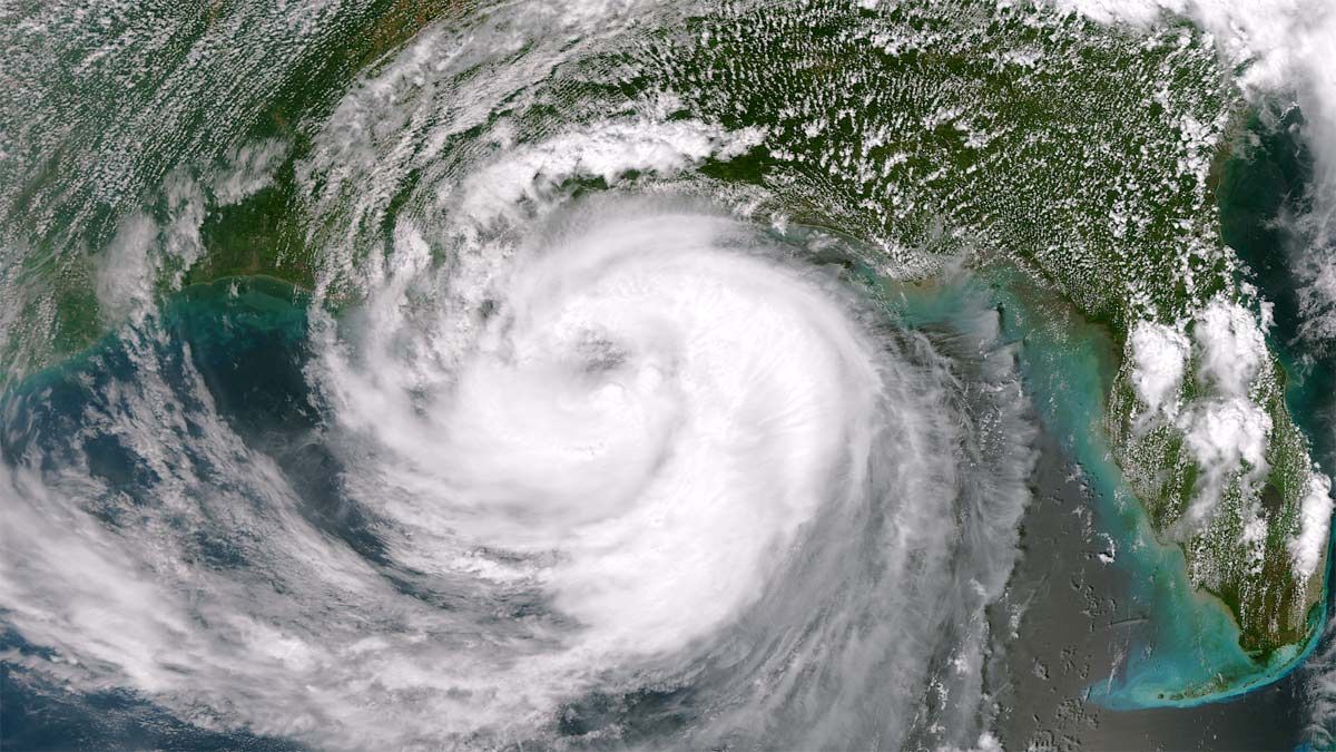 satellite image of hurricane Isaac