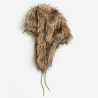 H&M faux fur fluffy ear hat