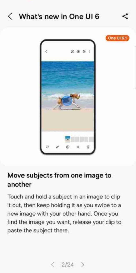 Samsung One UI 6.1 Gen AI features