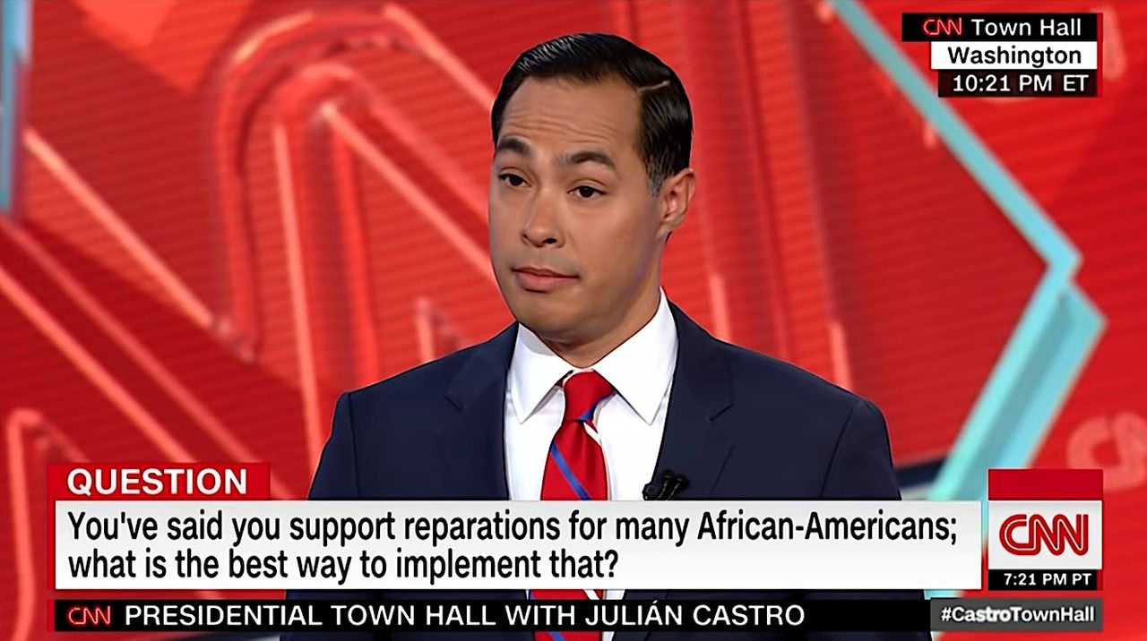 Julian Castro at a CNN town hall