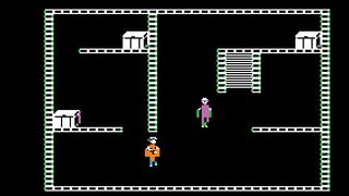 Screenshot of Castle Wolfenstein for Apple II