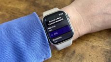 a photo of custom workouts on a Apple Watch
