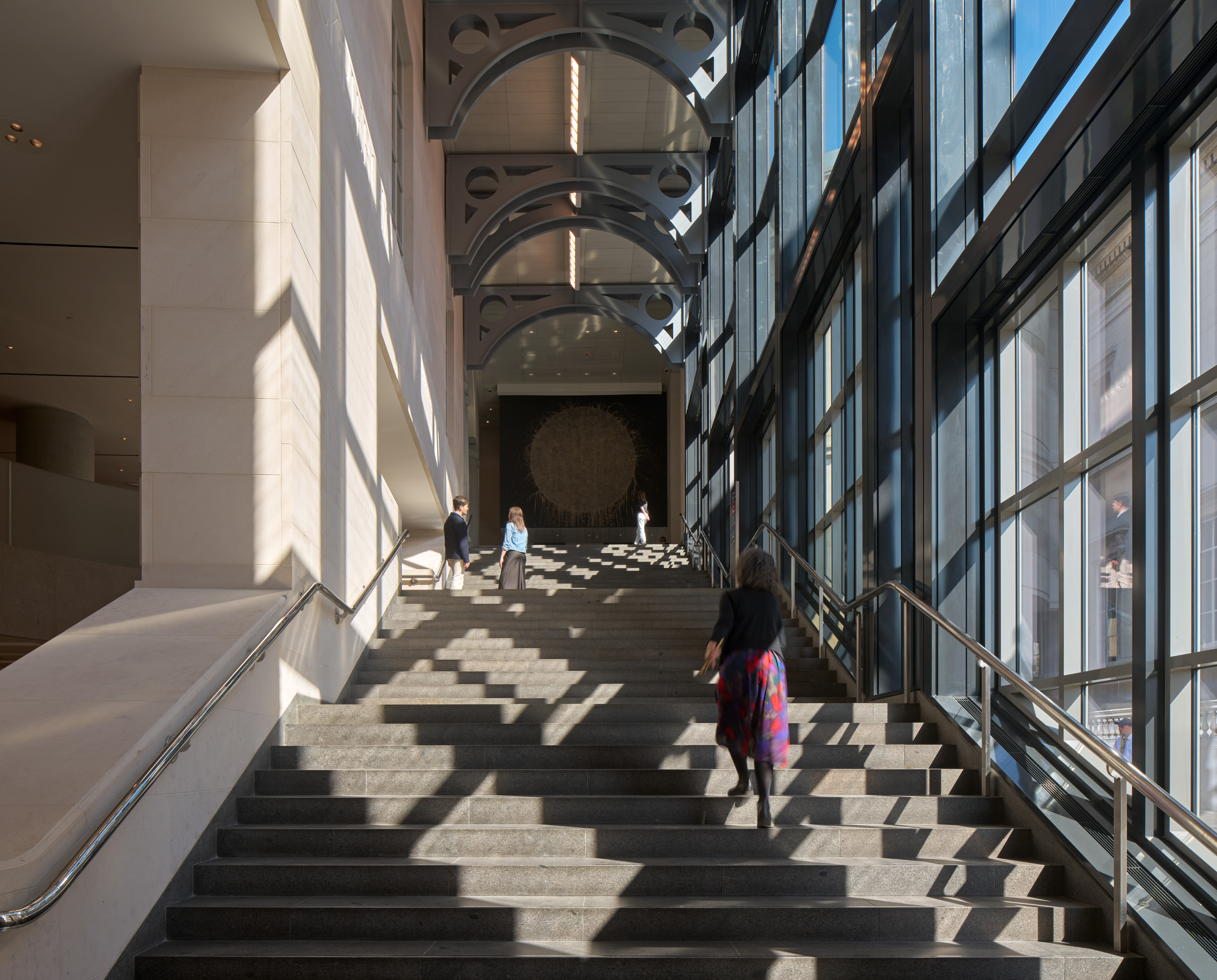 The National Gallery, London. Sainsbury Wing Main Stair