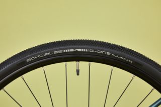 Schwalbe G-One tyres of the Boardman ADV 8.6