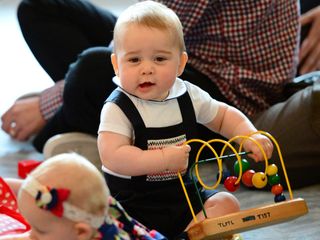 Kate Middleton and Prince George in New Zealand