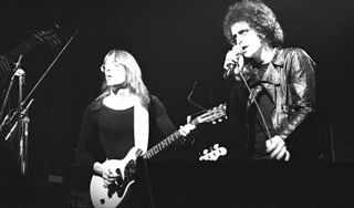 Steve Hunter (left) and Lou Reed perform at Marni in Brussels, Belgium in November 1973