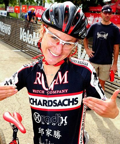 Amy Dombroski (Richard Sachs-RGM Watches) in her new kit.