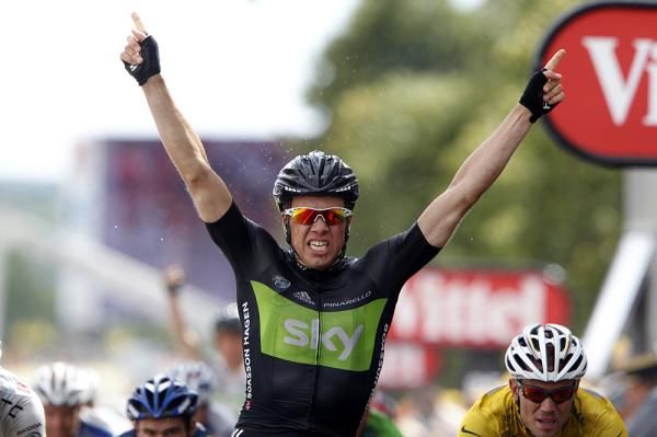 Edvald Boasson Hagen (Sky) got his team a stage win on stsage 6