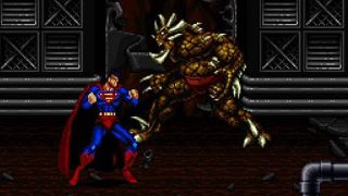 Still from the video game The Death and Return of Superman.