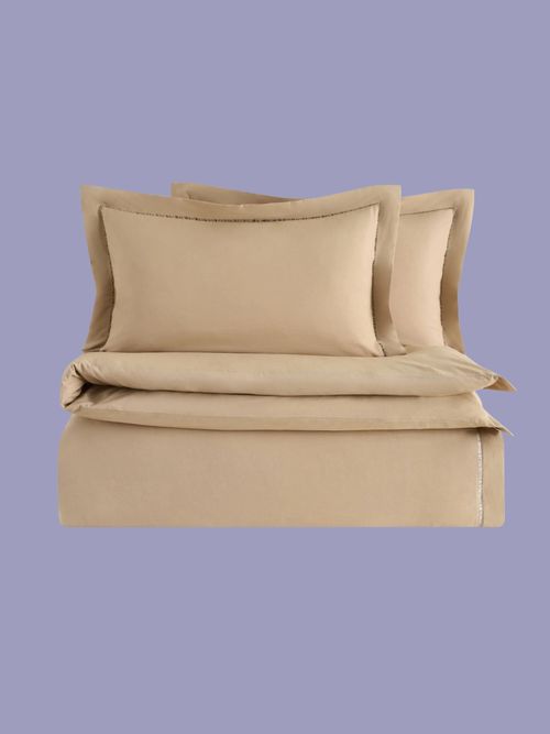 Imogen 100% Cotton Ladder Edge Duvet Cover & Pillowcase Set