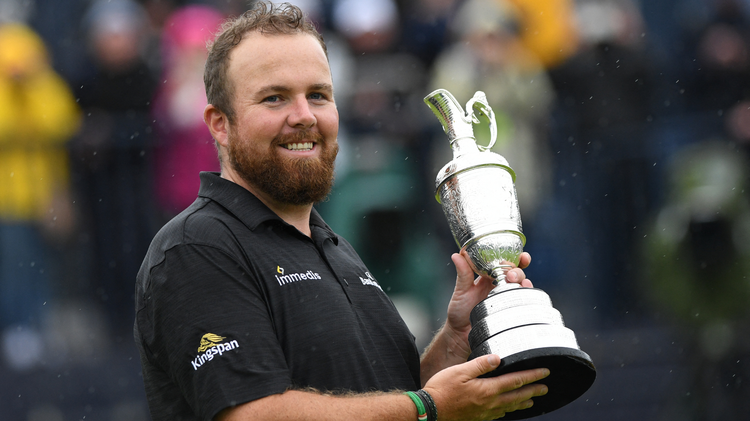 Shane Lowry with the Claret Jug