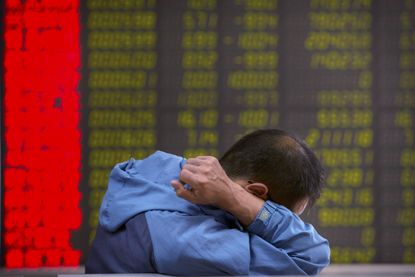 Chinese stocks keep tumbling.