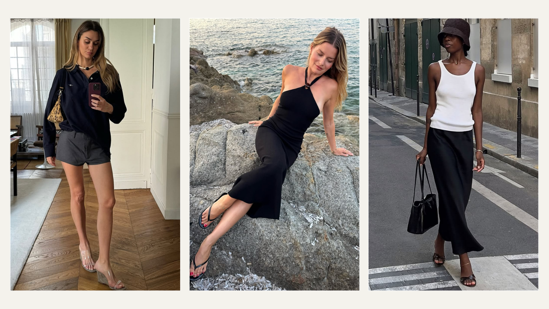 Three French girl summer shoe trends