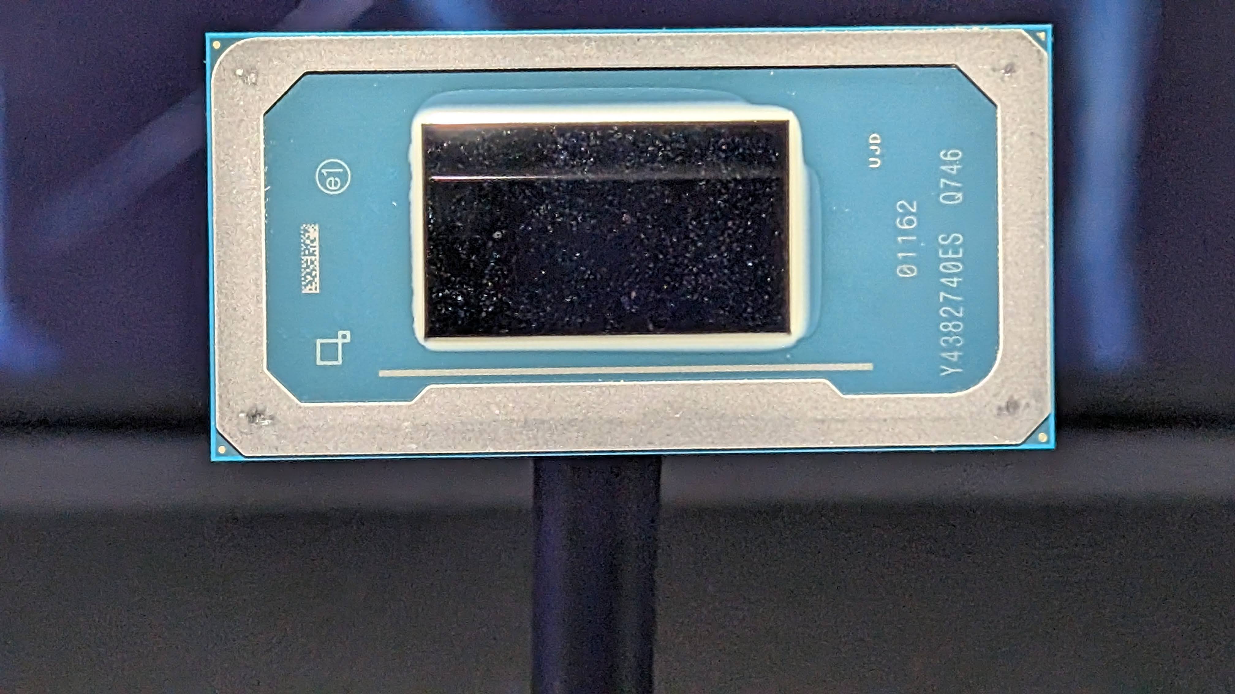 Intel Panther Lake CPU on display at Computex 2025