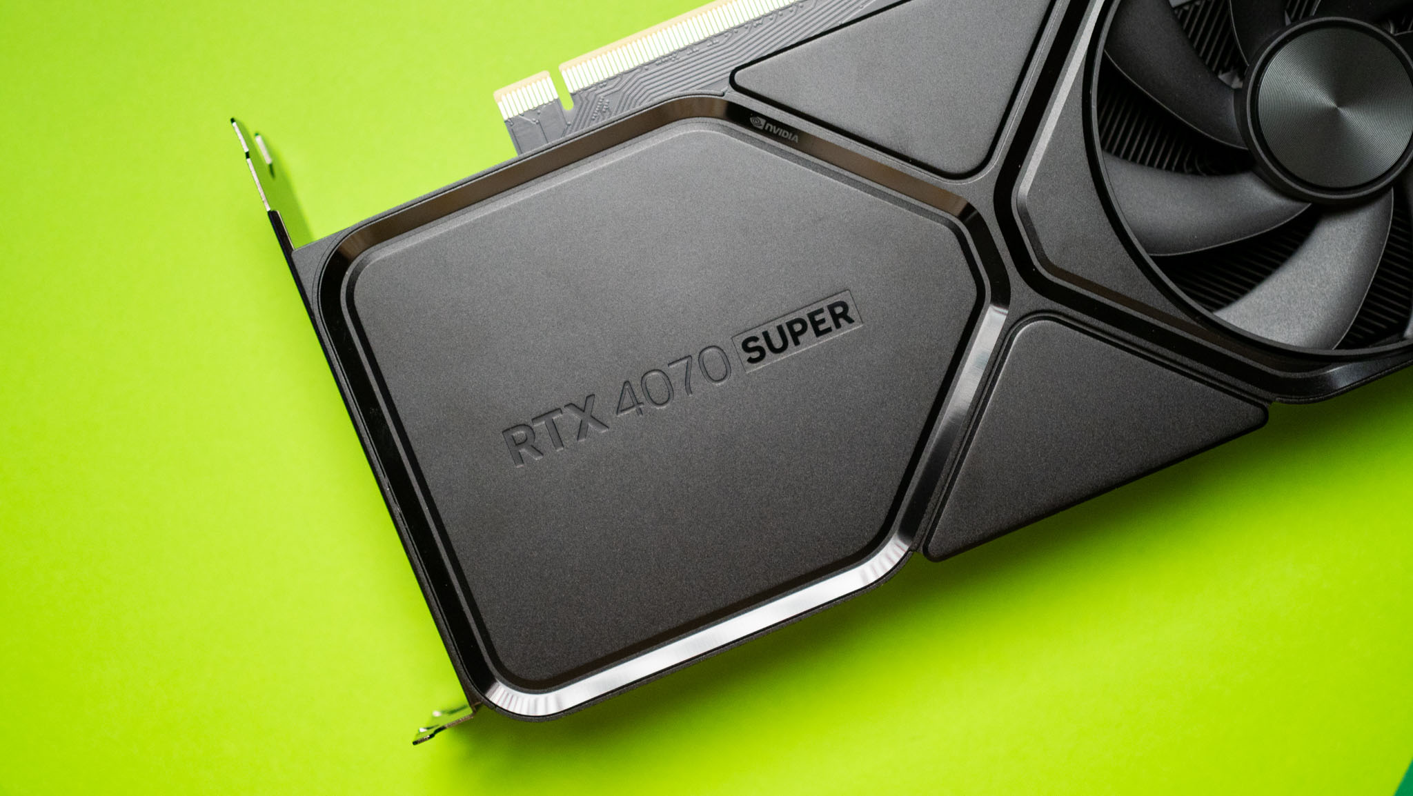 NVIDIA RTX 4070 Super Founders Edition branding