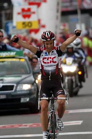 Linus Gerdemann (CSC) wins the stage!