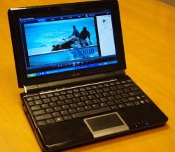 ASUS Eee PC 1000HE Arrives Boasting a New Keyboard and Intel Atom