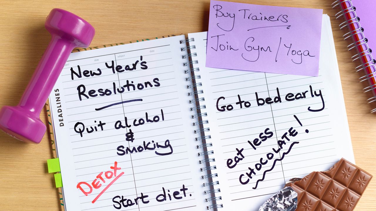 New year&#039;s resolutions