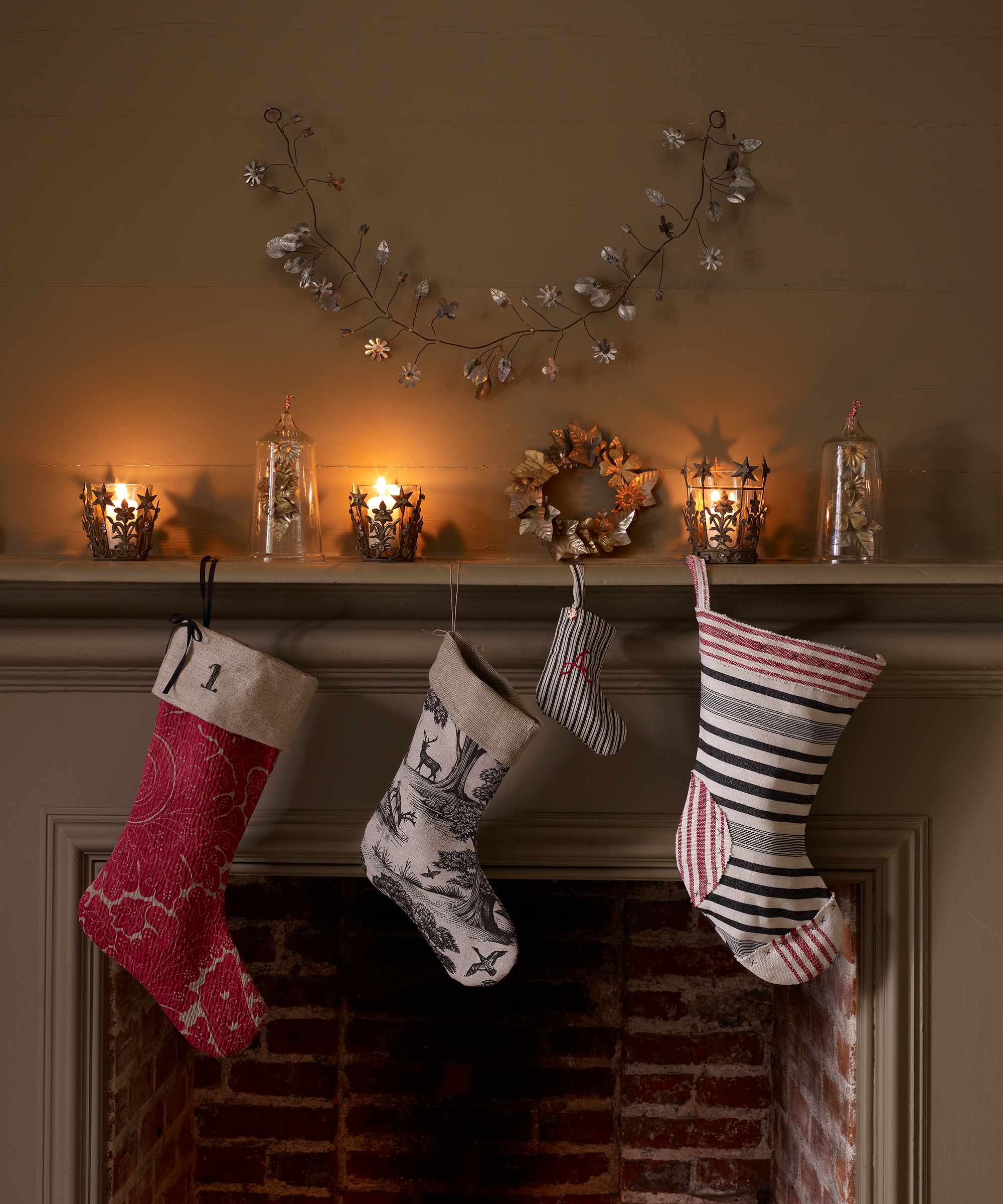 Christmas fireplace ideas Chris Everard