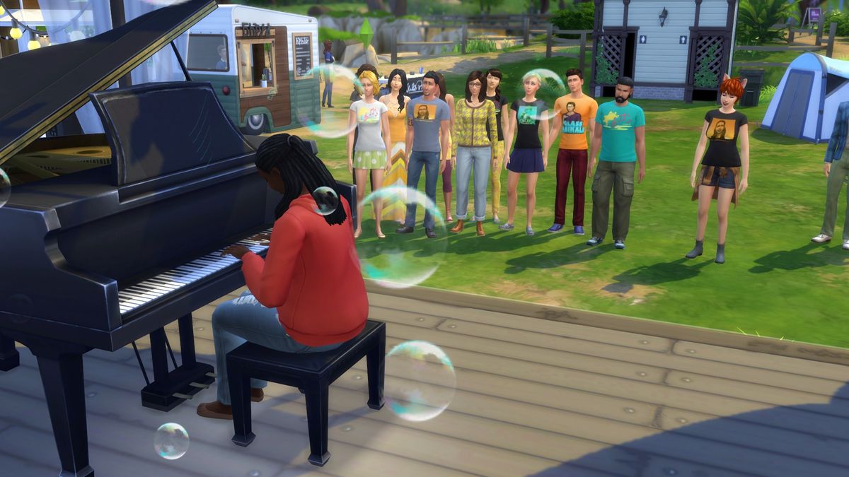 Bad food and bands I’ve never heard of: The Sims 4 music festival is almost the real thing