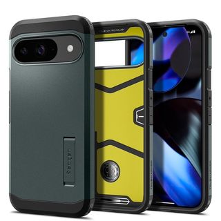 Spigen Tough Armor for Pixel 9 on white background