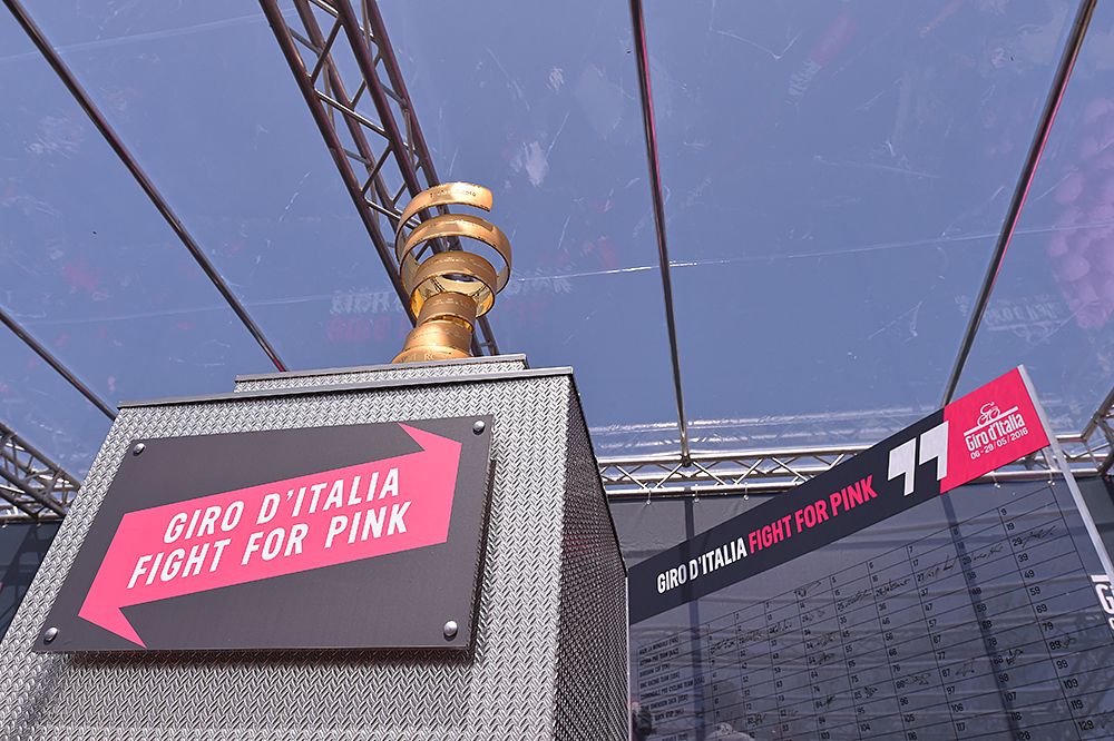 Stage 4 at the Giro d'Italia - the trophy