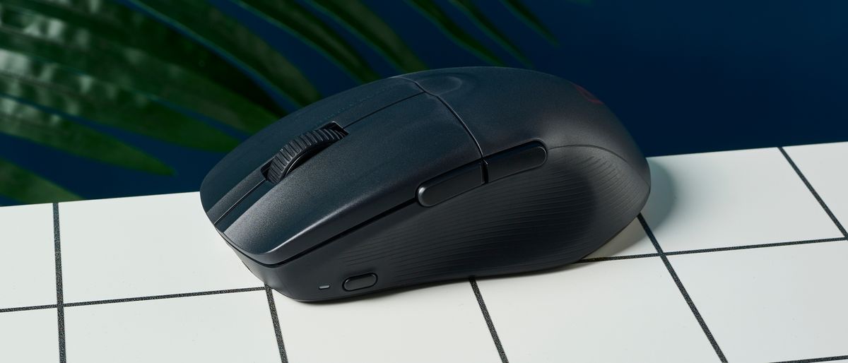 A black Turtle Beach Pure Air wireless gaming mouse