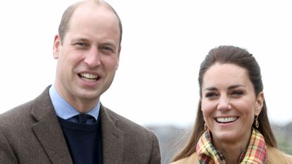 Prince William, Duke of Cambridge and Catherine, Duchess of Cambridge arrive to officially open The Balfour, Orkney Hospital on day five of their week long visit to Scotland on May 25, 2021 in Kirkwall, Scotland. Recently opened in 2019, The Balfour replaced the old hospital, which had served the community for ninety years. The new facility has enabled the repatriation of many NHS services from the Scottish mainland, allowing Orkney’s population to receive most of their healthcare at home. The new building’s circular design is based on the 5000-year-old Neolithic settlement, Skara Brae, making it a unique reflection of the local landscape in which many historical sites are circles.