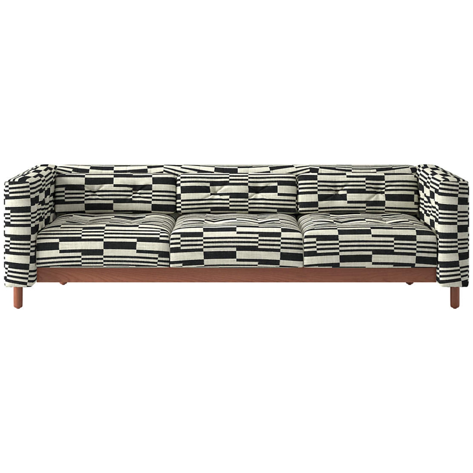 Marconi 3-Seater Tufted Sofa Piano Domino by Gianfranco Frattini