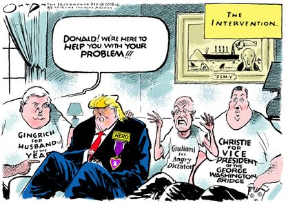 &nbsp;Political cartoon U.S.&nbsp;Trump 2016 election intervention