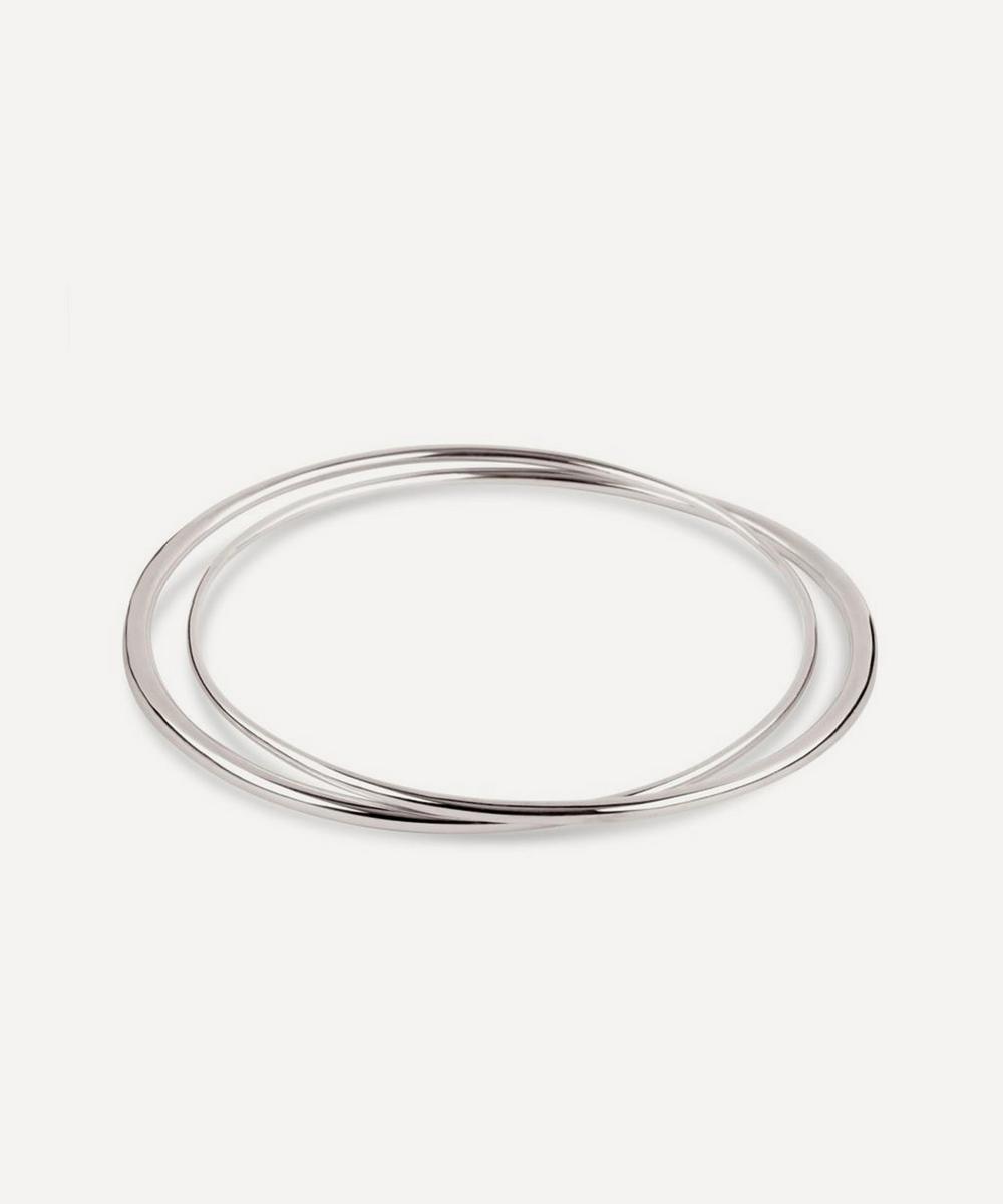 Sterling Silver Double Bangle Bracelet