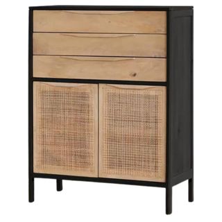 Rattan Ivy Tall Dresser (Black) from Urban Outfitters