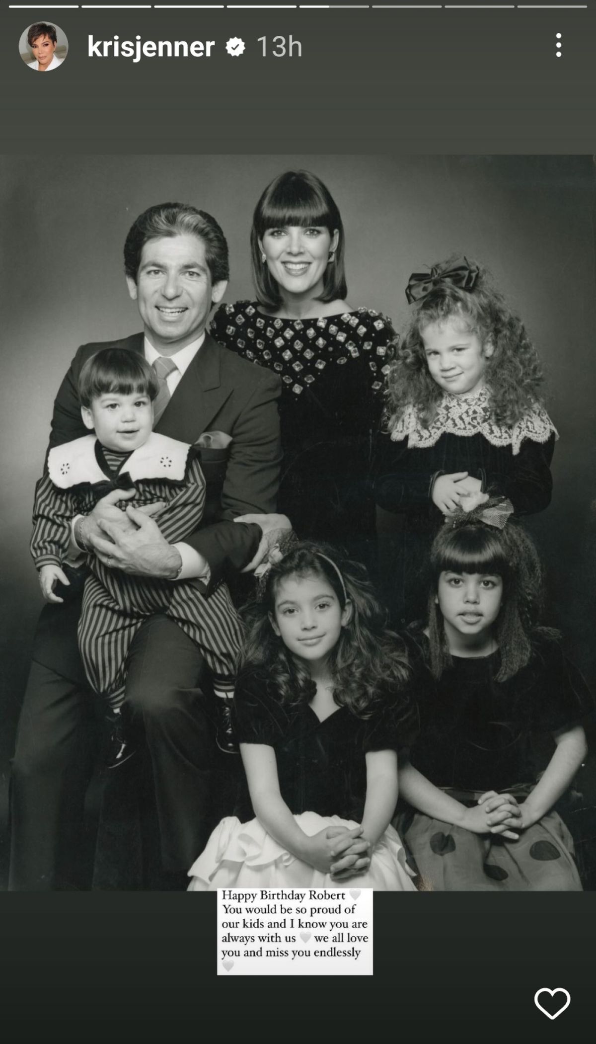 The Kardashians Post Throwback Pics In Honor Of Dad Robert Kardashian ...