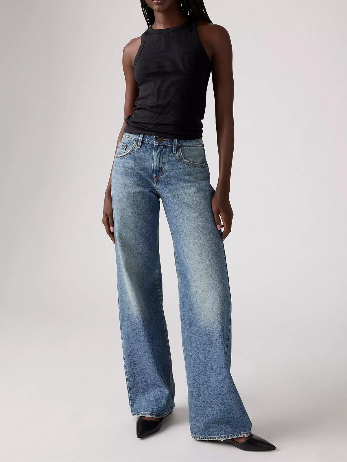 Low Loose Women&#039;s Jeans
