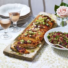 Harissa roast salmon