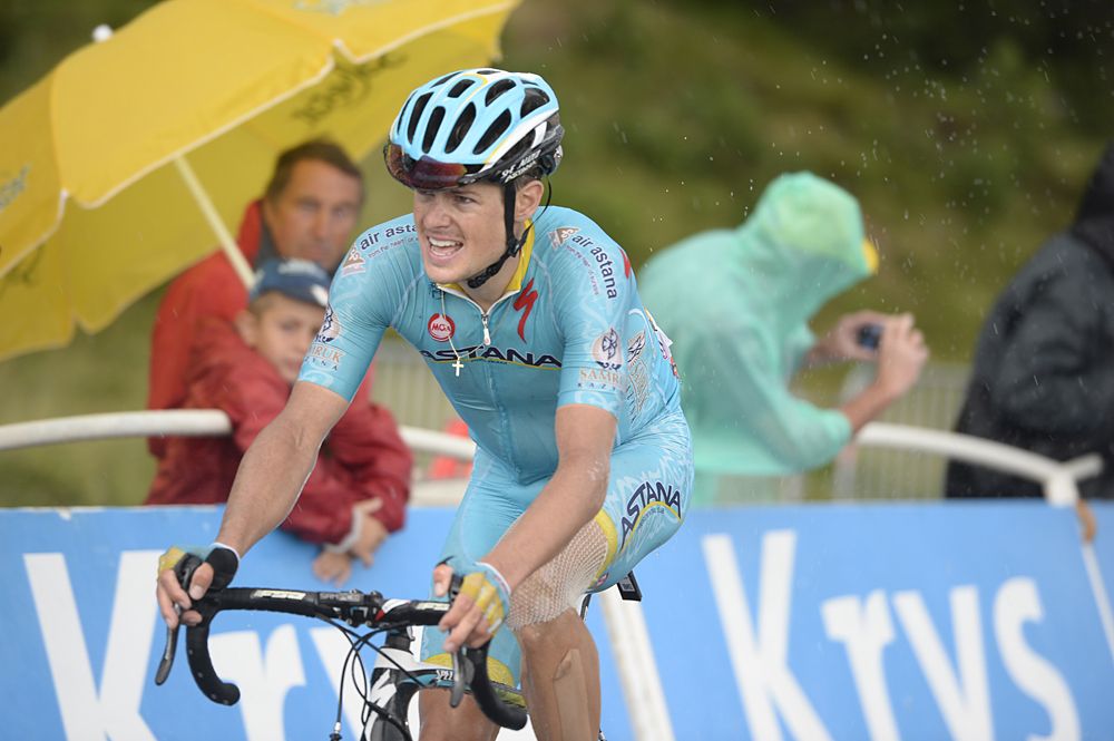 Jakob Fuglsang (Astana) finished second place on stage 12