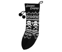 Personalised goth Christmas stocking: £12, now £9.60