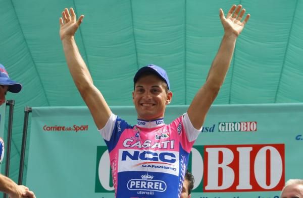 Andrea Guardini (Casati NGC) on the Girbio podium
