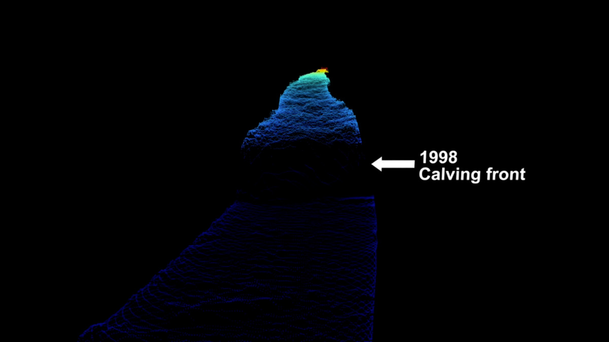Greenland’s massive Helheim Glacier changes