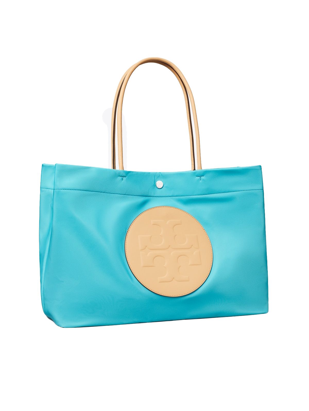 Ella Twist Reversible Tote in Blue, Size Os