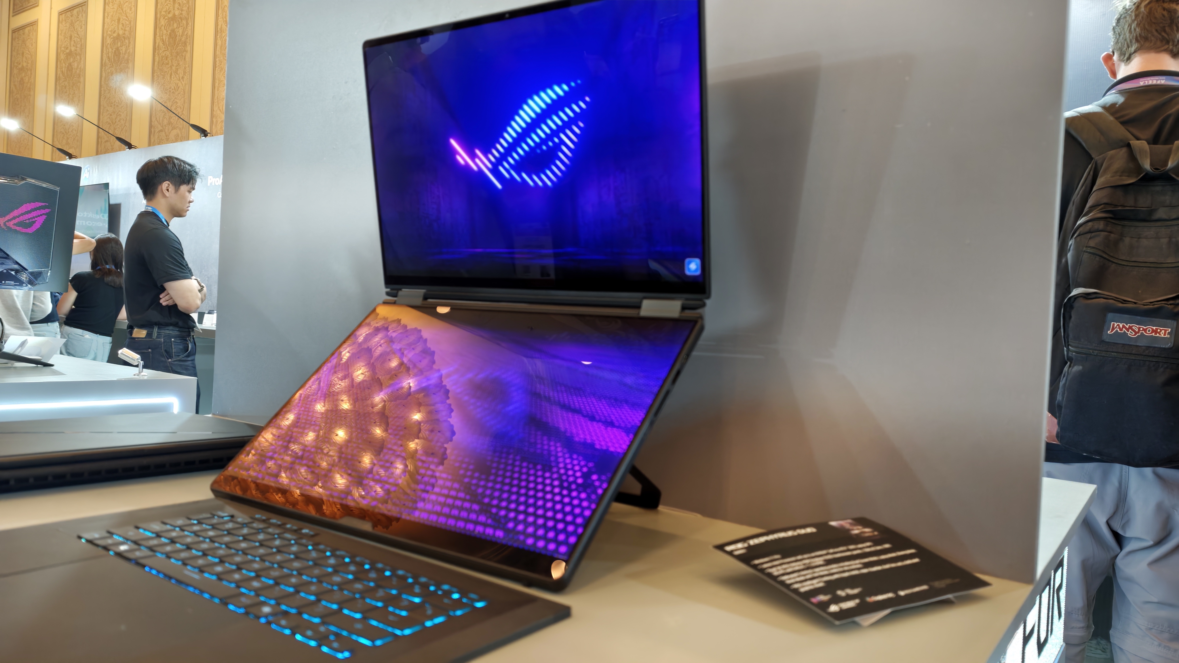 Pictures from the ASUS showroom at CES 2026
