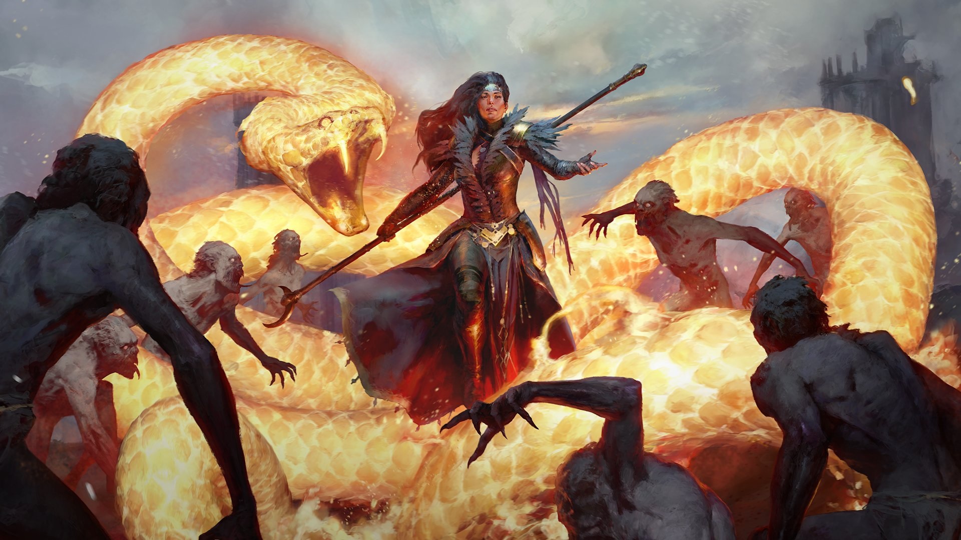 Diablo 4 Sorceress concept art 2023