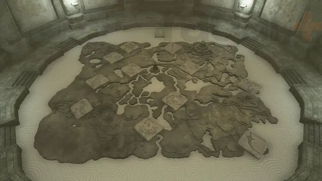 Temple map room (oh I never thought he'd use this feature!)