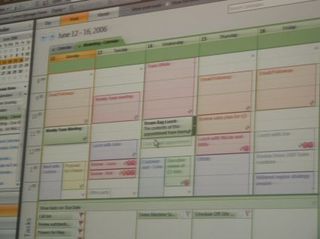 Here, a change is being made to an appointment from the Marketing Calendar, which wasn't created in Outlook in the first place. But this change, once authorized and approved, can be distributed through SharePoint to other users' calendars in Outlook and e