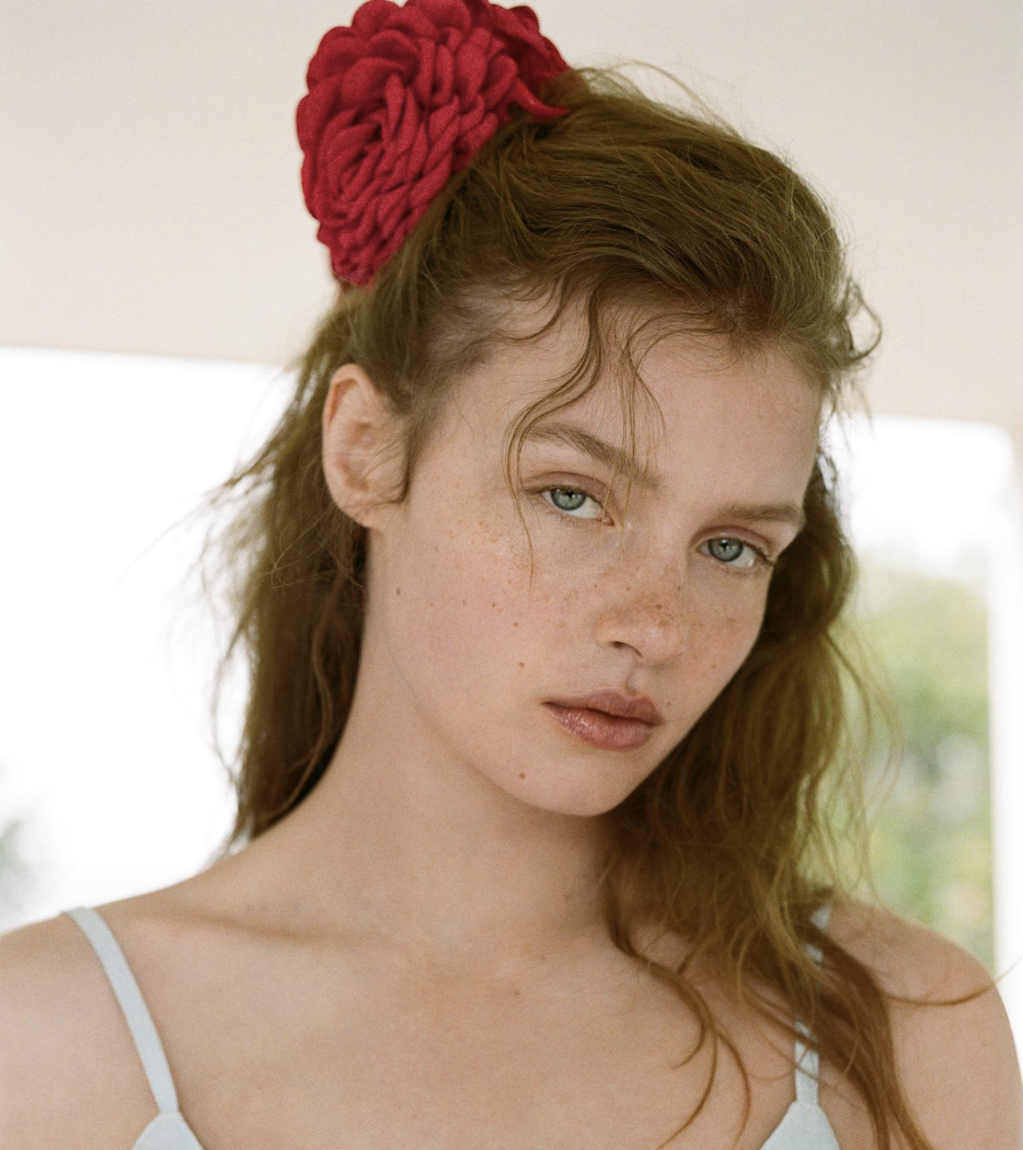 ZARA, Flower Fabric Hair Clip