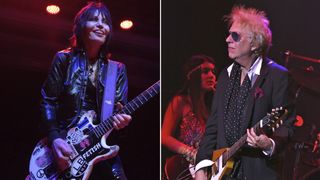 Joan Jett and Ricky Byrd