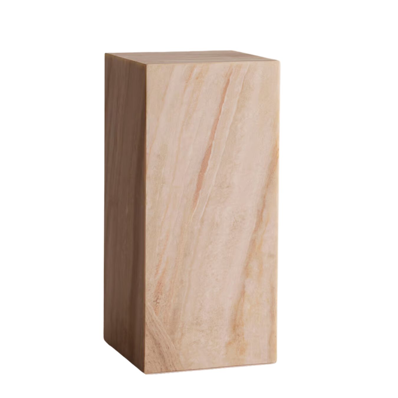 Delos Plinth, Wood Onyx