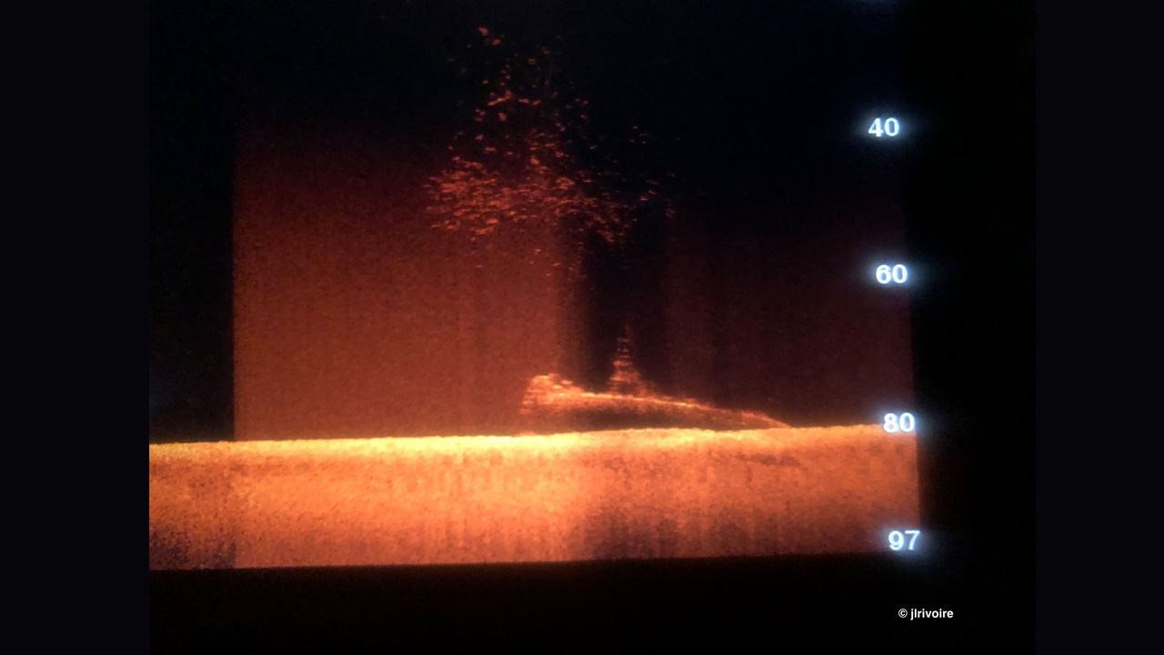 Scans with sonar showed the wreck of a submarine sitting upright on the seafloor at a depth of 280 feet, and dives established it was USS Grenadier.