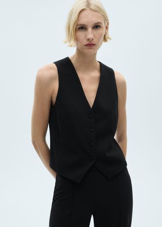 Suit Waistcoat With Buttons - Women | Mango United Kingdom